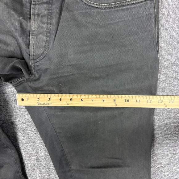 Brunello Cucinelli Jeans Men 36x30 Gray Button Fly Made In Italy Denim - Picture 8 of 15